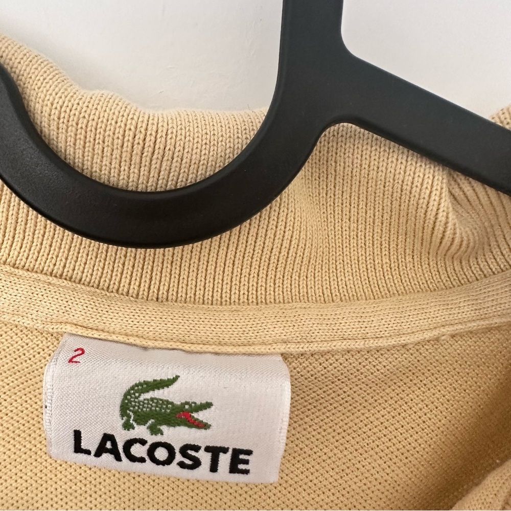 Lacoste Men's Yellow Polo Shirt - Picture 5 of 8
